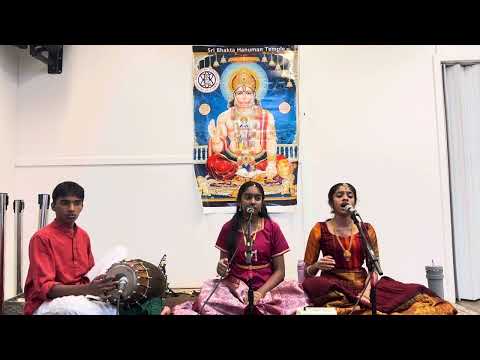 Sri Bhakta Hanuman Temple Performance | Jan-12-2025 | #Keyura Arul & #Kirthika T Venkat