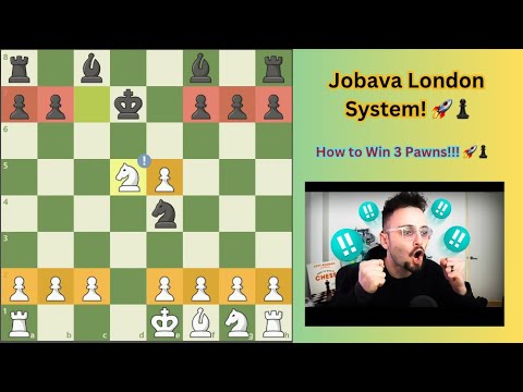 Crush Your Opponents with the Jobava London System! 🚀♟️#gukesh #india #gothamchess #magnuscarlsen