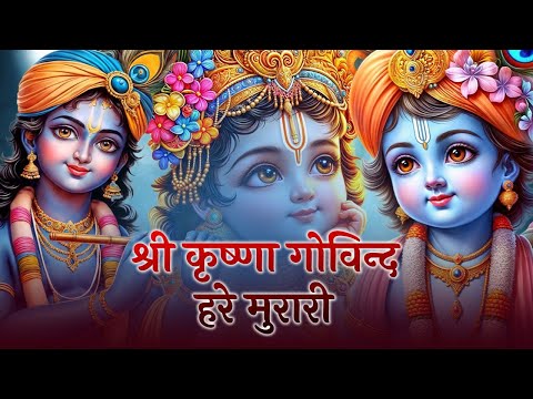 Shri Krishna Govind Hare Murari | श्री कृष्णा गोविन्द हरे मुरारी - भजन | Krishan Bhajan 2025