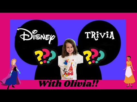 DISNEY TRIVIA!! OLIVIA VS DAD!! #disney #disneytrivia #kidstrivia