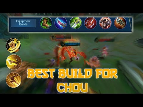 BEST BUILD FOR CHOU (*ONE HIT PHARSA*) |MLBB |Tamitzy