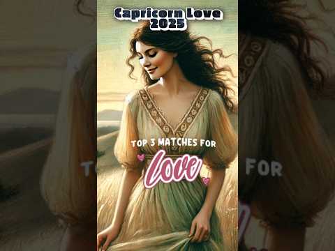 Capricorn Love 2025: Your Top 3 Matches Revealed!  #astrology #love # #yearlyhoroscope2025