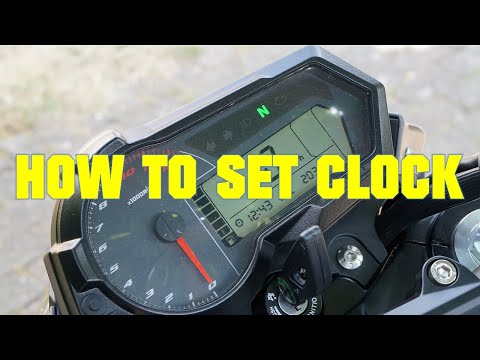 BENELLI TNT 125 - HOW TO SET CLOCK