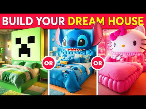 Would You Rather - Build Your Dream House 🤑🏡🌈 Quiz Galaxy