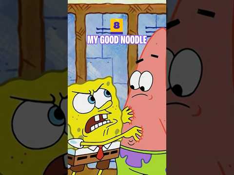 every time someone says "Noodle" 🍜 | SpongeBob #shorts