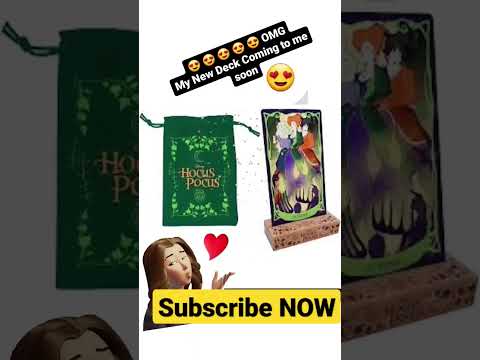 #hocuspocus Disney's Mega Size Tarot Deck.. My new collection, #liveunboxing coming soon👍🏻🫣😍✨🌟🛍️🛒🧿🔮