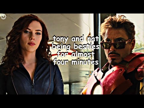 tony and nat being besties for almost four minutes