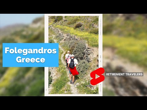 Retirement Travelers: FOLEGANDROS GREECE is incredible!!! #shorts