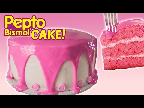 How to Make Pepto Bismol Cake | New Year's Hangover Cake | Well Don’t