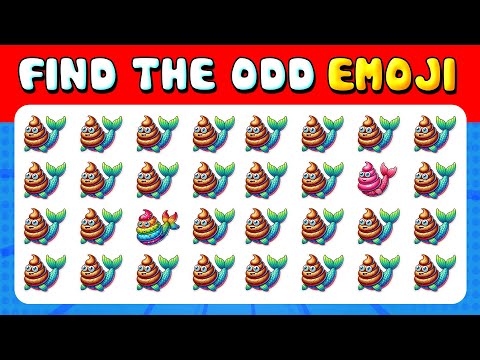 235 Puzzles for GENIUS 🧠 | Find the ODD One Out | Emoji Fish Quiz 🐟🐠 Easy, Medium, Hard Levels