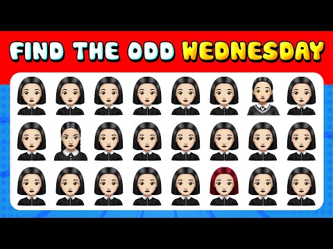 228 puzzles for GENIUS | Find the ODD One Out -  Wednesday Addams Edition Quiz | Easy, Hard Levels