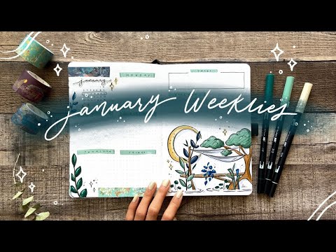 PLAN WITH ME | January 2021 Weeklies