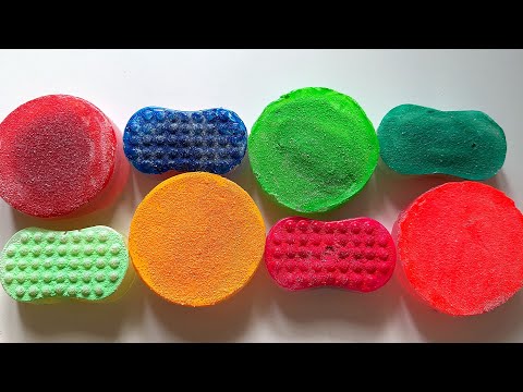 ASMR Cutting Glycerin Soap with a Surprise 🎁 АСМР резка мыла с сюрпризом