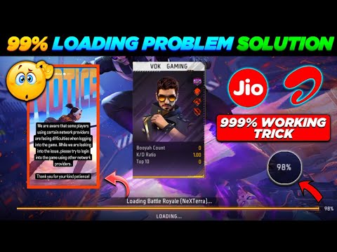 99% Loading Problem In Free Fire Solution | How To Solve Free Fire 99% Loading Problem | 99% Problem