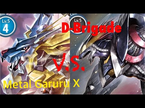 Digimon TCG D-Brigade VS Metal Garuru X (BT-10 Format)