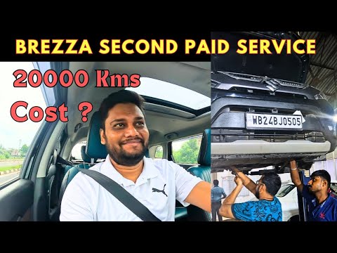 NEW BREZZA 20000 Kms full service। Brezza service cost। Better Living