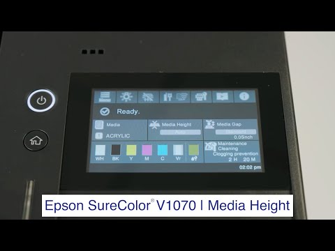 SureColor V1070 | How to Measure Media Thickness