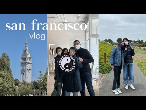 san francisco travel vlog | cafe hopping, thrift shopping, ghirardelli, fisherman's wharf 🦀