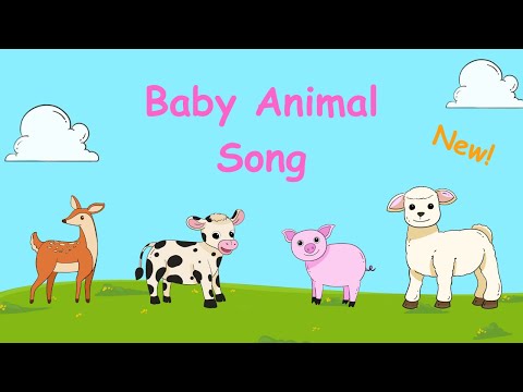 New Baby Animal Song for kids #viralvideo #kidssong #youtubekids #babyanimals