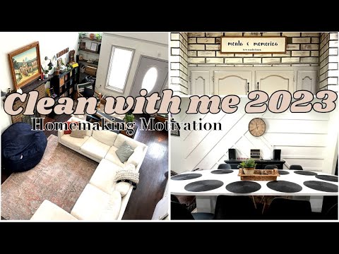 New! Clean with me 2023 | I decorate from Christmas! New years Homemaking motivation