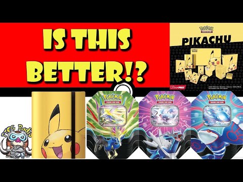 MANY New Pikachu Pokémon TCG Products Revealed! New Tins! Are These Better!? (Pokémon TCG News)