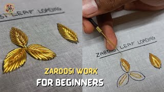 Zardosi work for beginners || Easy tips and tricks || #aariembroidery2_0 #aariwork #handmade