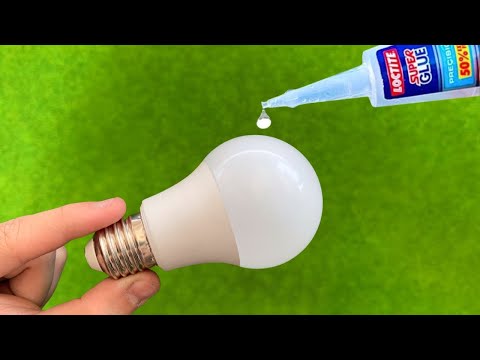 Just Apply a Little Super Glue to the LED Bulb, and You’ll Be Amazed!