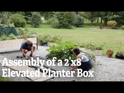 How To Assemble A 2'x8' Elevated Planter Box | Gardener's Supply