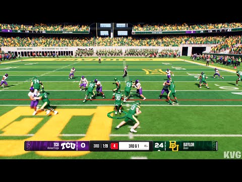 EA SPORTS College Football 25 - TCU Horned Frogs vs Baylor Bears - Gameplay (PS5 UHD) [4K60FPS]