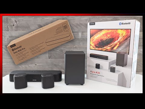 ULTIMEA Aura A30 Surround and Solo B30 Pro Soundbar Unboxing & Review