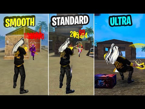 Smooth vs Standard vs Ultra Which is Best Free Fire? 😳 - Free Fire Max Secret Tips & Tricks