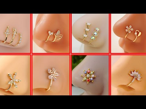 Modern South Indian nose pin, bridal nathli for wedding, South Indian nathli for brides,,,2024