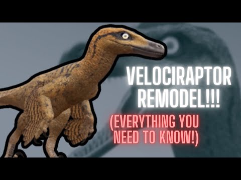 VELOCIRAPTOR REMODEL!!!(Happy New Year's!) - Dinosaur World Mobile