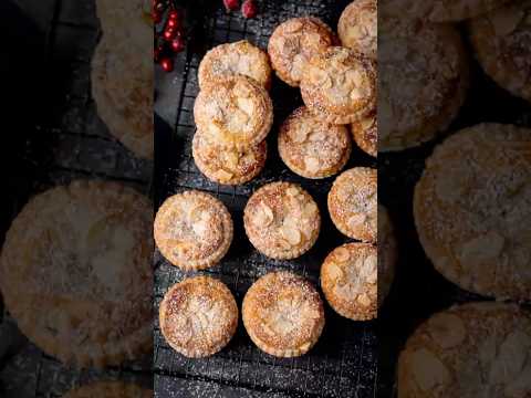 Frangipane Mince Pies - full recipe here: https://www.kitchensanctuary.com/frangipane-mince-pies/