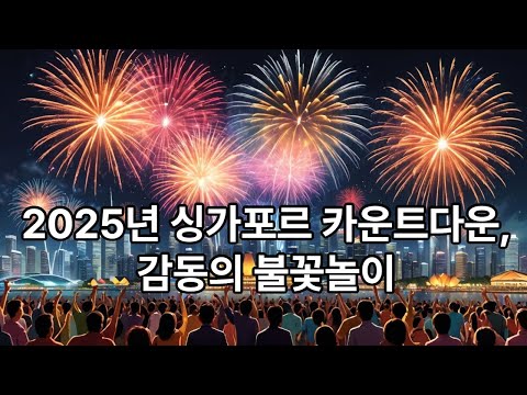 Singapore Vlog - 생애첫 카운트다운, 불꽃놀이, 맛집 찐영상