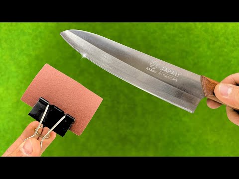 Knife Like Razor Sharp! Sharpen Your Knife in 1 Minute With This Great Tool