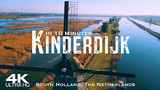 KINDERDIJK 🇳🇱 Drone Aerial 4K | Rotterdam Holland Netherlands