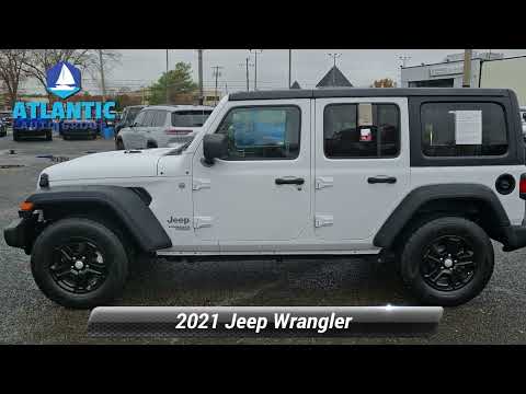 Used 2021 Jeep Wrangler Unlimited Sport S, Mt Ephraim, NJ 30351