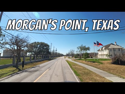 Morgan's Point, Texas! Drive with me through a Texas town!