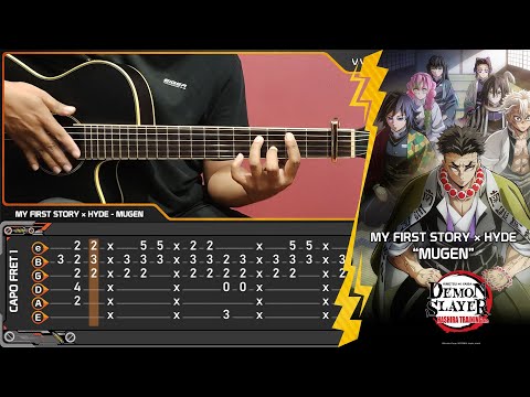 (TAB🎼) MY FIRST STORY x HYDE - MUGEN - Acoustic (Fingerstyle Guitar Cover)