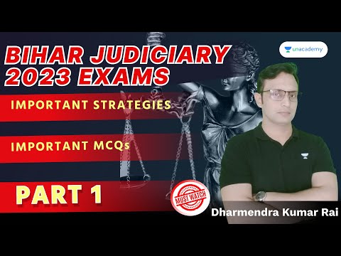 Important Strategies & Most Important MCQs | Bihar Judiciary 2023 Exams | Dharmendra Kumar Rai sir