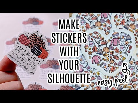 How to Make Stickers with Your Silhouette Cameo | Level Up Your Small Business!