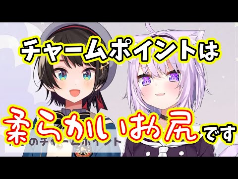 【猫又おかゆ/大空スバル】スバルのチャームポイントは柔らかいお尻です【ホロライブ切り抜き】