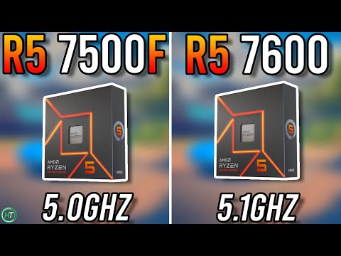 Ryzen 5 7500F vs Ryzen 5 7600 - Big Difference?