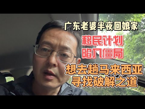 广东老婆半夜回娘家 移民计划陷入僵局|突然想去趟马来西亚 寻找破解之道