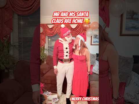 Simple Christmas Celebration at Home with Mr and Ms Santa Claus 🎄 #makingchristmas #christmas