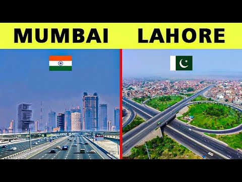 Mumbai vs Lahore full comparison 2024 | मुंबई vs لاہور | कौन है ज्यादा devloped? 🇮🇳🇵🇰