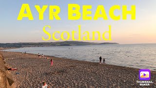 Ayr Beach Scotland Full Tour/Best beach walk/ Scotland beautiful beaches/ Visit Ayrshire #travel