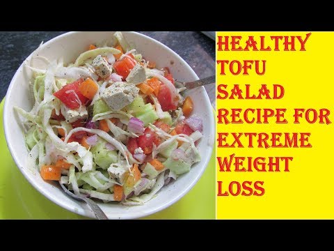 Tofu Salad Recipe | Salad for Weight Loss | How to Make a Healthy Salad | Salad Bowl | Salad Recipes