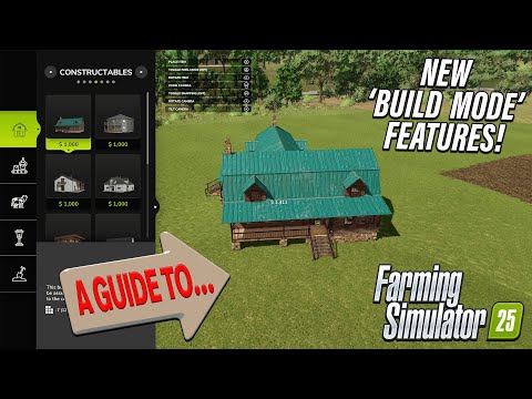 A GUIDE TO… THE NEW ‘BUILDING/LANDSCAPE’ MODES ON FARMING SIMULATOR 25!! A LOT OF CHANGES!